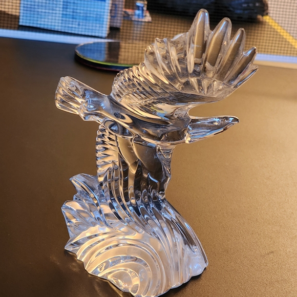 Crystal Eagle Glass Decorative Accent Lenox 1993 Excellent Condition - Picture 3 of 6